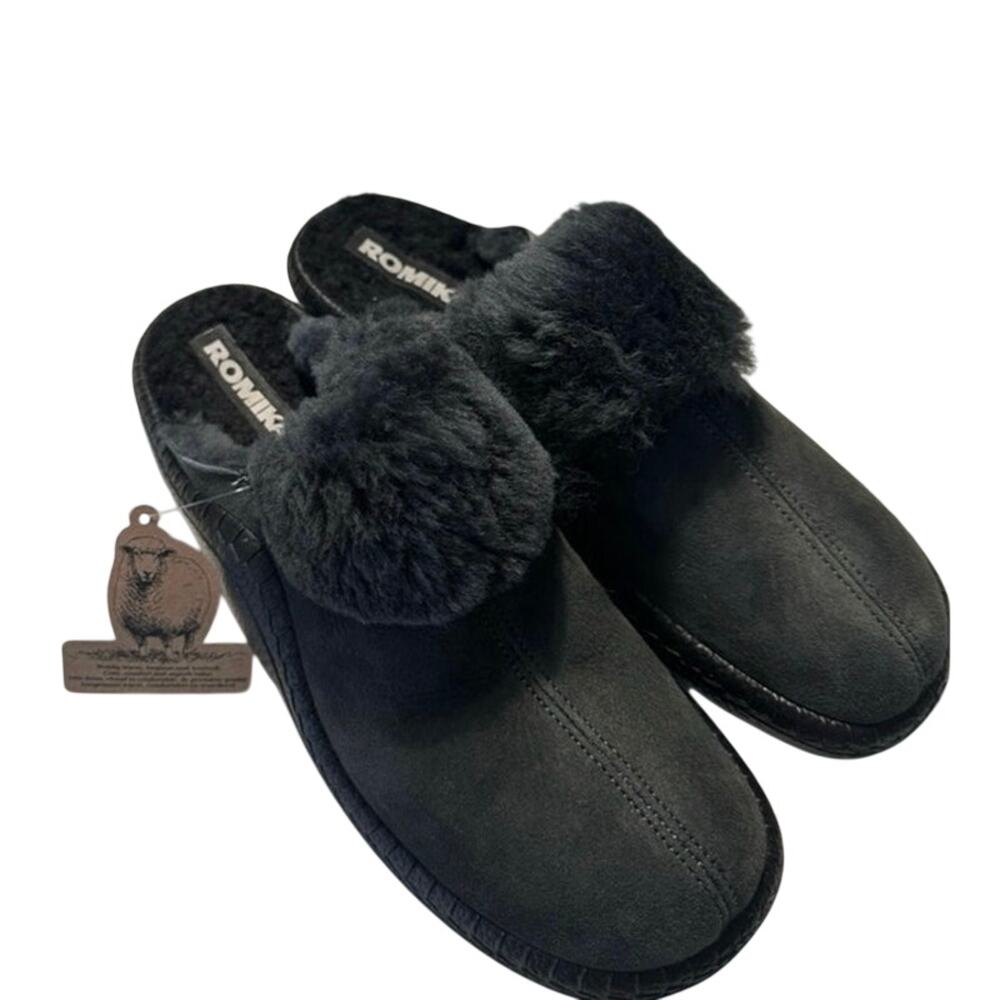 ROMIKA Monaco Damen Sheepskin Mules in Size Eur 41 / US Womens 10 New in Box